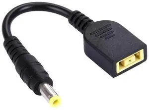 10cm Laptop Power Conversion Cable, 1st Gen Big Square Female to 5.5×2.5mm Male DC Charging Connector Cord 10cm Laptop Power Conversion Cable, 1st Gen Big Square Female to 5.5×2.5mm Male DC Charging Connector Cord