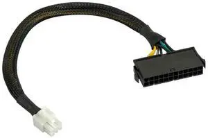 24 Pin Female to 6 Pin Male ATX PSU Conversion Cable, 1 Pack Power Supply Adapter Wire for Dell Inspiron 3470 Optiplex 3050 3060 3080 3668 5050 5060 5080 7040 7050 7060 7070 7080 MT Motherboard 24 Pin Female to 6 Pin Male ATX PSU Conversion Cable, 1 Pack Power Supply Adapter Wire for Dell Inspiron 3470 Optiplex 3050 3060 3080 3668 5050 5060 5080 7040 7050 7060 7070 7080 MT Motherboard