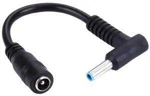 10cm DC Power Converter Cable, 90 Degree Bent 4.5×3.0mm Male to 5.5×2.1mm Female Laptop Charging Cord 10cm DC Power Converter Cable, 90 Degree Bent 4.5×3.0mm Male to 5.5×2.1mm Female Laptop Charging Cord