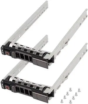 2 Pack 2.5" HDD SSD Tray Caddy 8FKXC 08FKXC with Mount Screws for Dell PowerEdge R610 R620 R710 T710 R720 R815 R820 R630 T630 R730 Server 2 Pack 2.5" HDD SSD Tray Caddy 8FKXC 08FKXC with Mount Screws for Dell PowerEdge R610 R620 R710 T710 R720 R815 R820 R630 T630 R730 Server