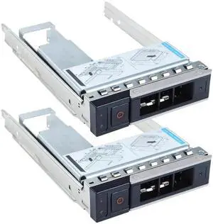 2 Pack 3.5" HDD Tray Caddy with Removable 2.5" SSD Adapter for Dell PowerEdge 14G/15G/16G Servers R540 R640 R740 R6415 R7415 R7425 R550 T550 R650 R750 R7515 R7525 T560 R660 R760 R6625 R7615 R7625 2 Pack 3.5" HDD Tray Caddy with Removable 2.5" SSD Adapter for Dell PowerEdge 14G/15G/16G Servers R540 R640 R740 R6415 R7415 R7425 R550 T550 R650 R750 R7515 R7525 T560 R660 R760 R6625 R7615 R7625