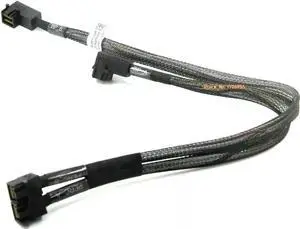 Dual Mini SAS HD SFF-8643 RAID Cable P9VFY / 0P9VFY Compatible with Dell PowerEdge T330 8-Bay LFF Server Dual Mini SAS HD SFF-8643 RAID Cable P9VFY / 0P9VFY Compatible with Dell PowerEdge T330 8-Bay LFF Server