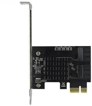 4 Ports PCIe X1 SATA 3.0 Expansion Card, 6Gbps SATA Controller with 9215 Chip, PCI-E SATA Adapter for Desktop PC 4 Ports PCIe X1 SATA 3.0 Expansion Card, 6Gbps SATA Controller with 9215 Chip, PCI-E SATA Adapter for Desktop PC