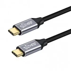 100CM USB-C to USB-C Male to Male Cable, USB3.0 Gen2 10Gbps 100W 20V 5A Fast Charging Cord for Laptop Tablet Smartphone 100CM USB-C to USB-C Male to Male Cable, USB3.0 Gen2 10Gbps 100W 20V 5A Fast Charging Cord for Laptop Tablet Smartphone