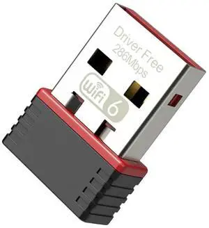 286Mbps Wireless USB WiFi Adapter, Driver-Free AX WiFi Dongle 2.4GHz High Speed USB Network Card for Laptop Tablet 286Mbps Wireless USB WiFi Adapter, Driver-Free AX WiFi Dongle 2.4GHz High Speed USB Network Card for Laptop Tablet