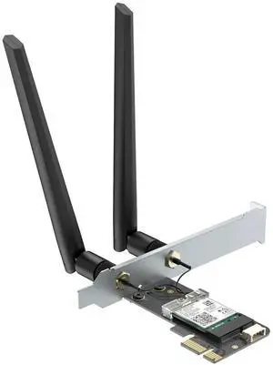AX200NGW WiFi 6 PCIe Wireless Card for Desktop PC, Dual Band Adapter with Bluetooth 5.2, MU-MIMO & OFDMA, Ultra Low Latency, Compatible with Windows 10/11 64-bit AX200NGW WiFi 6 PCIe Wireless Card for Desktop PC, Dual Band Adapter with Bluetooth 5.2, MU-MIMO & OFDMA, Ultra Low Latency, Compatible with Windows 10/11 64-bit