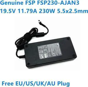 Genuine FSP FSP230-AJAN3 230W AC Power Adapter 19.5V 11.79A, 5.5×2.5mm DC Tip, Charger for GALLERIA GCR2070RGF-QC-B/GCR1660TGF-QC-G & AOC AG353UCG Gaming Monitor Genuine FSP FSP230-AJAN3 230W AC Power Adapter 19.5V 11.79A, 5.5×2.5mm DC Tip, Charger for GALLERIA GCR2070RGF-QC-B/GCR1660TGF-QC-G & AOC AG353UCG Gaming Monitor