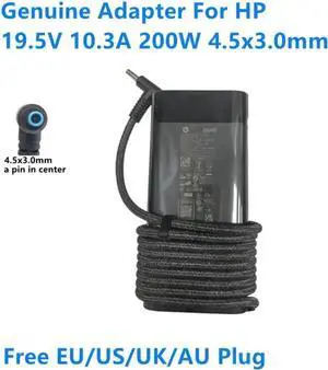 200W AC Laptop Charger 19.5V 10.3A TPN-LA21 TPN-DA21 L73385-001, Replacement Power Adapter for HP OMEN 15 & ZBOOK 17 G3/G4/G5 200W AC Laptop Charger 19.5V 10.3A TPN-LA21 TPN-DA21 L73385-001, Replacement Power Adapter for HP OMEN 15 & ZBOOK 17 G3/G4/G5
