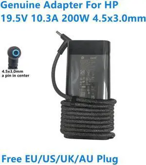 200W 19.5V 10.3A Laptop AC Charger TPN-LA21 TPN-DA21 L73385-001 Power Adapter for HP OMEN 15, ZBook 17 G3 G4 G5 200W 19.5V 10.3A Laptop AC Charger TPN-LA21 TPN-DA21 L73385-001 Power Adapter for HP OMEN 15, ZBook 17 G3 G4 G5