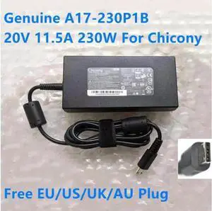Original New Chicony 230W AC Charger A17-230P1B, 20V 11.5A USB-Tip Power Adapter for MSI GE76 Raider 10UG RTX3070 Gaming Laptop Original New Chicony 230W AC Charger A17-230P1B, 20V 11.5A USB-Tip Power Adapter for MSI GE76 Raider 10UG RTX3070 Gaming Laptop