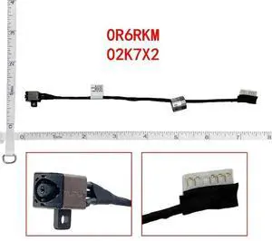 Laptop DC Power Jack Charging Cable Replacement for Dell Inspiron 15 5565 5566 5567 5570 5575 Inspiron 17 5765 5767 5770 5775 P66F PN 0R6RKM 02K7X2 Laptop DC Power Jack Charging Cable Replacement for Dell Inspiron 15 5565 5566 5567 5570 5575 Inspiron 17 5765 5767 5770 5775 P66F PN 0R6RKM 02K7X2