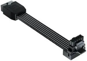 12VHPWR 16Pin Right Angle Extension Cable PCIe 5.0 Type B, 16AWG 600W 90 Degree Male to Female GPU Adapter for RTX 3090Ti 4070Ti 4080 4090 12VHPWR 16Pin Right Angle Extension Cable PCIe 5.0 Type B, 16AWG 600W 90 Degree Male to Female GPU Adapter for RTX 3090Ti 4070Ti 4080 4090