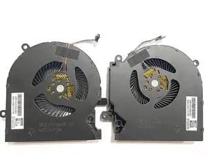 Dual CPU GPU Cooling Fan Set for HP Omen 15-EN 15-EK TPN-Q236 TPN-Q238, P/N M04215-001 M04216-001 ND8CC02-19J23 ND8CC02-19J22 DC12V Dual CPU GPU Cooling Fan Set for HP Omen 15-EN 15-EK TPN-Q236 TPN-Q238, P/N M04215-001 M04216-001 ND8CC02-19J23 ND8CC02-19J22 DC12V