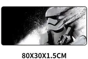 80x30cm XXL Star Wars Gaming Mouse Pad, Large Non-Slip Rubber Desk Mat for Keyboard Mouse, Compatible with Call of Duty Gaming 80x30cm XXL Star Wars Gaming Mouse Pad, Large Non-Slip Rubber Desk Mat for Keyboard Mouse, Compatible with Call of Duty Gaming