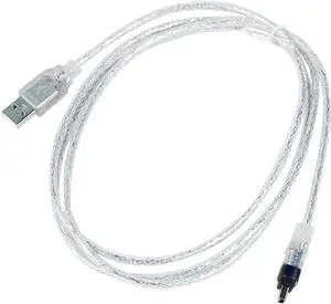 1.5M USB 2.0 Male to IEEE 1394 4Pin iLink Firewire Cable, Transfer Cord for Mini DV Camcorders 1.5M USB 2.0 Male to IEEE 1394 4Pin iLink Firewire Cable, Transfer Cord for Mini DV Camcorders