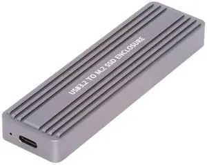 USB 3.2 Gen 2x2 20Gbps M.2 SSD Enclosure with RTL9220 Chip, Type-C External SSD Reader Supports NVMe & SATA M.2 Drives 2230/2242/2280 USB 3.2 Gen 2x2 20Gbps M.2 SSD Enclosure with RTL9220 Chip, Type-C External SSD Reader Supports NVMe & SATA M.2 Drives 2230/2242/2280