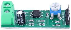 LM386 Single Channel Audio Amplifier Board, 200x Max Gain Mono Sound Amp Module, DC 5V-12V Input for Speaker Electronic DIY Projects LM386 Single Channel Audio Amplifier Board, 200x Max Gain Mono Sound Amp Module, DC 5V-12V Input for Speaker Electronic DIY Projects