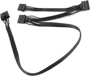 80cm Great Wall Dragon Series Modular Power Cable, 5Pin Male to 3×15Pin SATA Hard Drive 1-to-3 Splitter Cord for PC & Server Storage Expansion 80cm Great Wall Dragon Series Modular Power Cable, 5Pin Male to 3×15Pin SATA Hard Drive 1-to-3 Splitter Cord for PC & Server Storage Expansion