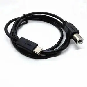 Braided USB-C to USB 2.0 B Printer Cable, Compatible with MacBook, Brother Printers & MIDI Controllers Braided USB-C to USB 2.0 B Printer Cable, Compatible with MacBook, Brother Printers & MIDI Controllers