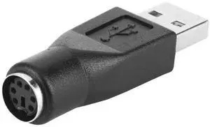 2 Pack PS/2 Female to USB Male Adapter Splitter, PS2 to USB Converter Connector for Desktop PC Keyboard & Mouse 2 Pack PS/2 Female to USB Male Adapter Splitter, PS2 to USB Converter Connector for Desktop PC Keyboard & Mouse