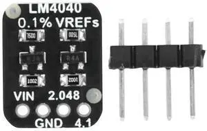 LM4040 Precision Voltage Reference Module, 2.048V & 4.096V Stable Reference Source Board for MCU Microcontroller ADC Calibration LM4040 Precision Voltage Reference Module, 2.048V & 4.096V Stable Reference Source Board for MCU Microcontroller ADC Calibration