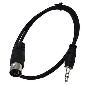 AJMRTC 7 Pin DIN Male to 3.5mm TRS Stereo Male Audio Cable, 1.5M(5FT) 1/8 Inch Audio Signal Cord for Electronic Musical Instruments, Vintage Synthesizer Equipment AJMRTC 7 Pin DIN Male to 3.5mm TRS Stereo Male Audio Cable, 1.5M(5FT) 1/8 Inch Audio Signal Cord for Electronic Musical Instruments, Vintage Synthesizer Equipment