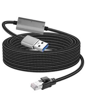 AJMRTC USB 3.0 to RJ45 2.5Gbps Ethernet Cable 1.2M/4FT, USB-A 2500Mbps LAN Wired Network Adapter Converter Cord, Plug and Play for Laptop, Desktop Computer, Smart TV, TV Box, Switch AJMRTC USB 3.0 to RJ45 2.5Gbps Ethernet Cable 1.2M/4FT, USB-A 2500Mbps LAN Wired Network Adapter Converter Cord, Plug and Play for Laptop, Desktop Computer, Smart TV, TV Box, Switch