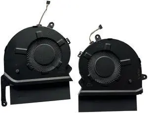 Replacement CPU & GPU Cooling Fan for HP Spectre x360 15-EB Series | L95630-001 M00226-001 CPU Fan, L95631-001 M00227-001 GPU Fan | DC 5V 0.5A 4-Pin PWM Laptop Cooler Replacement CPU & GPU Cooling Fan for HP Spectre x360 15-EB Series | L95630-001 M00226-001 CPU Fan, L95631-001 M00227-001 GPU Fan | DC 5V 0.5A 4-Pin PWM Laptop Cooler