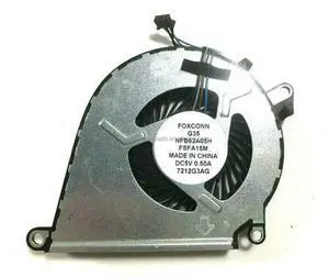 CPU Cooling Fan Replacement for Foxconn NFB62A05H FSFA15M, PN:858970-001, DC5V 0.5A 4-Pin PWM Fan, Compatible with HP 15-AX020TX 15-AX030TX CPU Cooling Fan Replacement for Foxconn NFB62A05H FSFA15M, PN:858970-001, DC5V 0.5A 4-Pin PWM Fan, Compatible with HP 15-AX020TX 15-AX030TX
