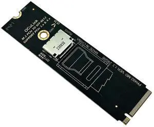 AJMRTC M.2 NVMe PCIe 4.0 x4 to OCuLink SFF-8611 4i Adapter, NVMe to SFF-8612 Converter Card, Forward Insert Design, Full Bandwidth for External eGPU & High Speed NVMe SSD Expansion AJMRTC M.2 NVMe PCIe 4.0 x4 to OCuLink SFF-8611 4i Adapter, NVMe to SFF-8612 Converter Card, Forward Insert Design, Full Bandwidth for External eGPU & High Speed NVMe SSD Expansion