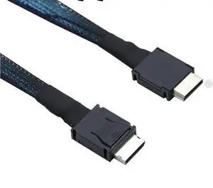 AJMRTC 1M SFF-8611 4I to SFF-8611 4I Oculink Internal Server Cable, Shielded High Bandwidth Storage Wire for RAID Card, NVMe SSD Backplane, Data Center Server Hard Drive Array AJMRTC 1M SFF-8611 4I to SFF-8611 4I Oculink Internal Server Cable, Shielded High Bandwidth Storage Wire for RAID Card, NVMe SSD Backplane, Data Center Server Hard Drive Array