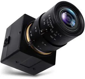 SVPRO USB Camera 1080P HD Webcam with Zoom Lens 2.8-12mm,Manual Focus Web Cam for Computer,H.264 Low Light Camera with Sony IMX323 Sensor for Streaming/Video Conference/Studio