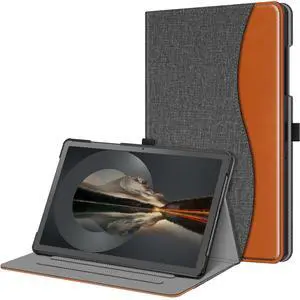 Fintie Case for Samsung Galaxy Tab A9 Plus/A9+ 5G 11 Inch 2023 Model (SM-X210/X216/X218), Multi-Angle Viewing Smart Stand Back Cover with Pocket Auto Wake/Sleep, Denim Gray