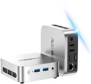 ACEMAGIC Mini Pc 11 Pro, Processor N97 (Beat N100/N95/N150) up to 3.6 GHz Mini Computers, 16GB DDR4 256GB SSD, 4K Dual Display WiFi BT VESA Micro Small Pc for Business and Home, Mini Desktop