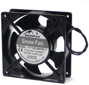 Heyiarbeit 120mm x 38mm 110V DC Brushless Cooling Fan Long Life Sleeve Bearing Fan for 3D Printer Cooling DIY PC Computer Case Fan Replacement 1Pcs