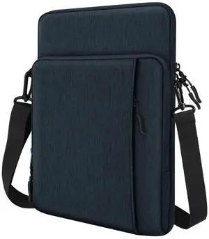 Dadanism 13 Inch Tablet Sleeve Shoulder Bag Carrying Case for iPad Pro 13" M4 2024, iPad Air 13" 2024, iPad Pro 12.9" M2, Galaxy Tab S10+ Plus/S9 FE+/S9+ Plus 12.4", reMarkable Paper Pro 11.8", Indigo