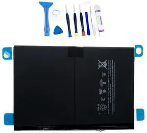 BORSCELLOR A1484 A1474 Battery Compatible with iPad Air 1 iPad 5th 7th 8th 9th 5 7 8 9 A1474 A1475 A1476 A1822 A1823 A1893 A1954 A2197 A2198 A2200 A2270 A2428 A2429 A2430 with Installation Tools