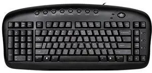 Ergonomic Left Handed Keyboard for Business/Accounting - 8 Multimedia Hotkeys - Eliminates RSI and Carpal Tunnel - Patented Natural_Reduce Back and Shoulder Strain to Improve Posture