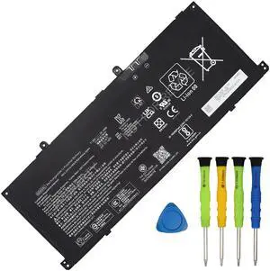 GlottyBatt GD03XL N66215-005 Battery Replacement for HP Envy x360 14 2-in-1 14-fa0000 EliteBook Ultra G1q OmniBook X 14 Series Laptop Battery GD03059XL N66000-1E1 N66000-AC1 59.16Wh