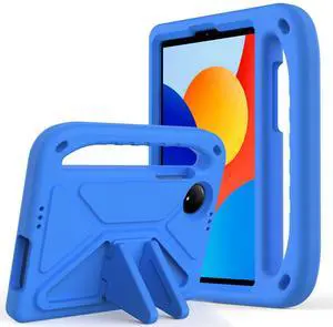 for Xiaomi Redmi Pad SE 8.7 inch 4G 2024 Kids Case,Lightweight EVA Kid Friendly Shockproof Protective Case,Handle Stand Heavy Duty Tablet Cover