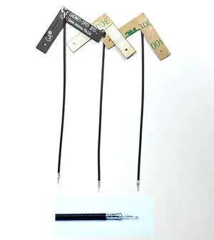 Dual Band WiFi Antenna 2.4GHz and 5GHz FPC Antenna with Adhesive Optional Cable Length and Connector Type (Stripped Cable, 10CM)