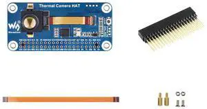 Waveshare Long-Wave IR Thermal Imaging Camera Module, 80×62 Pixels, 45°FOV, Available with 40PIN GPIO Header