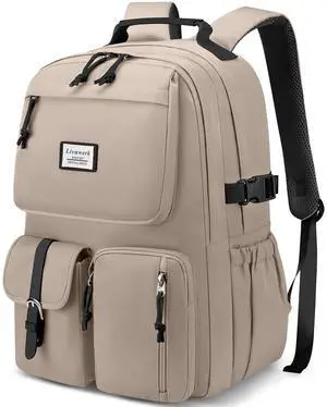 School Laptop Backpack for Girls Bookbag: Large Capacity Elementary Middle High School Book Bag 15.6 Inch Casual College Backpacks Waterproof Travel Back Pack Student Bookbags for Teen Kids Boys Women