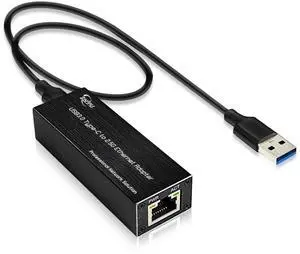 Mxtgifar 2.5G USB3.0 Ethernet Adapter Aluminum Type C to 2.5 Gigabit Network Adaptor,Compatible for MacBook Air/Pro, XPS, Windows, macOS (Driver May be Needed, See Package QR Code)