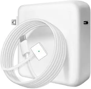 96W/70W USB C Charger for Mac Pro 16,15,13 inch,New Mac Air 13 inch 2025/2024/2023/2022/2021,IP/ad Pro 12.9/11, Thunderbolt 3 Power 6.6ft Cable USB C to Mag 3