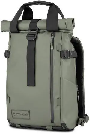 WANDRD All New PRVKE 15L V4 Camera Backpack: Built-In Camera Cube Travel Backpack with Quick Side Access, Rolltop Expansion, Clamshell Opening, Magnetic Tote Handles