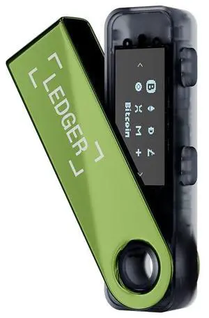 Ledger Nano S Plus (Oxidate Green) : The Perfect Entry-Level Hardware Wallet to securely Manage All Your Crypto and NFTs (for Desktop or Android only)
