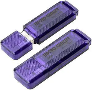 INLAND Micro Center Super Speed 64GB 2-Pack Ultra Flash Drive USB 3.0/USB 3.1 Gen1 Memory Stick with Keychain Thumb Drive Photo Stick Jump Drive