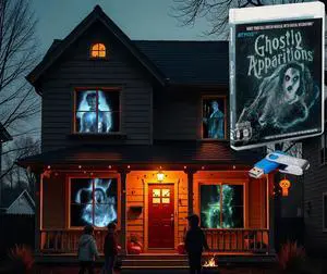 AtmosFX Halloween Digital Decoration USB - Ghostly Apparitions