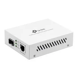 TP-Link TL-MC200 | Gigabit SFP to RJ45 Fiber Media Converter | Fiber to Ethernet Converter | Plug and Play | Durable Metal Casing | Versatile Compatibility | Auto-Negotiation | UL Certified